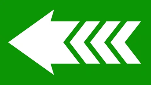 Green screen arrow in middle animated chromakey creative backgrounds layers Stock Footage 314068120