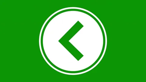 Green screen arrow in middle oval animated chromakey motion backgrounds scene Stock Footage 314068122