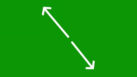 Green screen arrow music note animated chromakey gesture elements emotion Video stock 314068139
