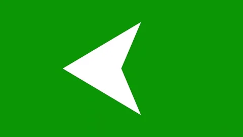 Green screen arrow star animated chromakey illustration scene cartoonish Stock Footage 314068129