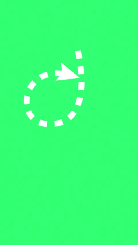 Green Screen Like Arrow Vertical Mockup, put your like here Video stock 328522063