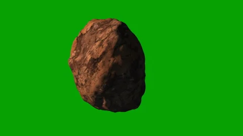 Green Screen Asteroid Video stock 132522000