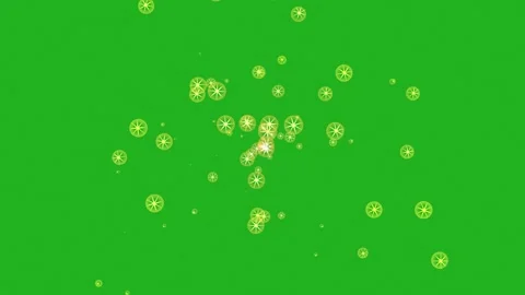 Green Screen Backdrop Of lemon slices splash around Stock Footage 245977127
