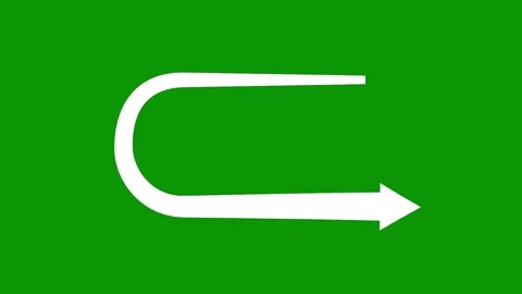 Green screen background arrow animated chromakey background elements emotion Stock Footage 314067784