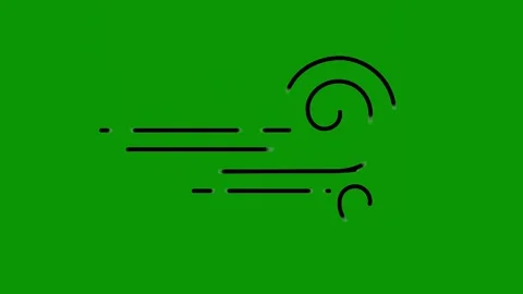 Green screen background an arrow pointing up to the left line drawing person ' s Stock Footage 314066952