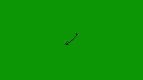 Green screen background an arrow pointing to the left animated chromakey Stock Footage 314067093