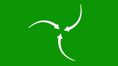 Green screen background arrows arrow pointing up animated chromakey background Stock Footage 314067781