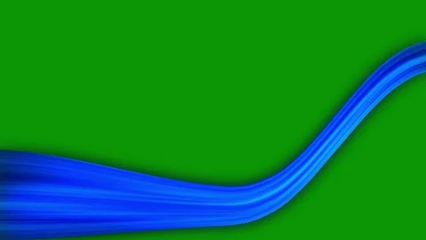 Green screen background blue wave animated chromakey background colorful style Stock Footage 314067851