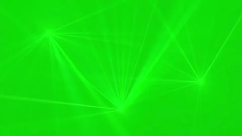 Green screen background with bright laser beams moving and flashing across .. Stock Footage 338264989