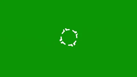 Green screen background circle animated chromakey background colorful elements Stock Footage 314067808