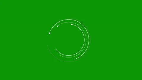 Green screen background circle the letter c o animated chromakey background Stock Footage 314067815