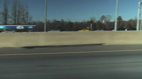 Green Screen Background for Driving Profile shot Stock Footage 44446604