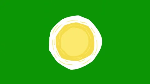 Green screen background an egg animated chromakey backgroundemotion creative Stock Footage 314067701