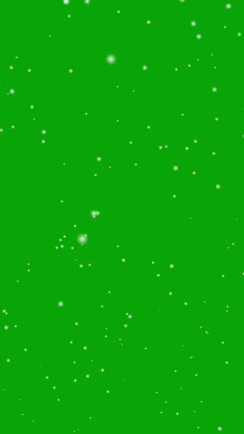 Green screen background with falling snow effect Stock Footage 339592536