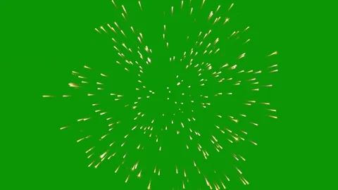 Green screen background firework fireworks effect pattern animated chromakey Stock Footage 314067142