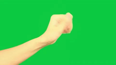 Green screen background with a hand reaching out perfect for videos. Stock Footage 306771125