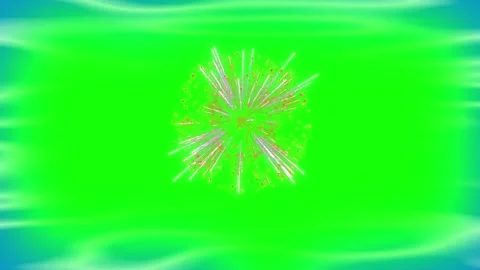 Green screen background with liquid motion. Abstract flowing waves for video Vídeos de archivo 340715601