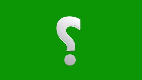 Green screen background question mark sign phone animated chromakey background Stock Footage 314067400