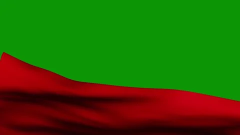 Green screen background red flag heart animated chromakey background layers Stock Footage 314066904