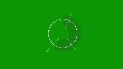 Green screen background small bird flying the sky clock icon animated chromakey Stock Footage 314067804