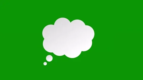 Green screen background speech bubble animated chromakey background scene design Stock Footage 314067330