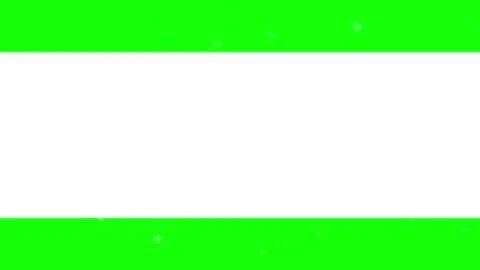 Green screen background with white frame. Chroma key overlay for video editing Stock Footage 340250738