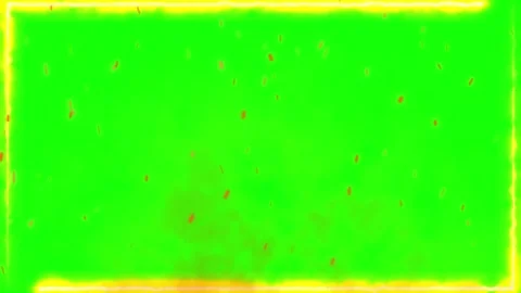 Green screen background with yellow border Stock Footage 337450379