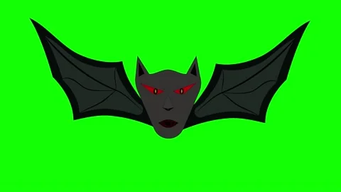 Green Screen for Bats Stock Footage 226915810