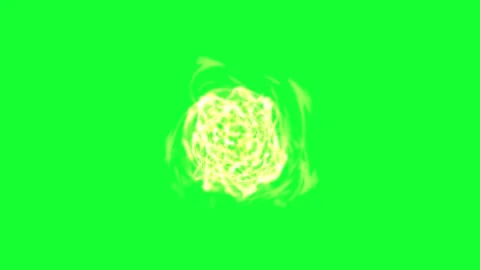 Green Screen Bio-Energetic Field Explosion Effects Stock Footage 264633662