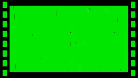 A green screen with black background and on animated chromakey background Stock Footage 345496392