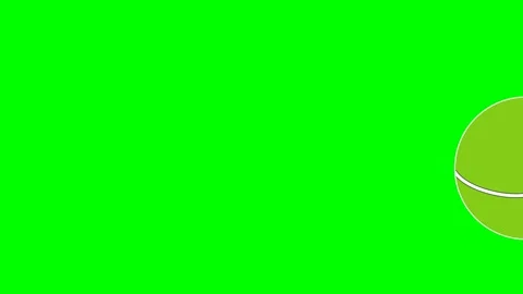 A green screen with black background and circle in the middle soccer ball on Stock Footage 346171131