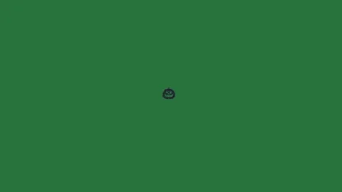 A green screen with black circle on it and small dot an image of horse Видео 335122488
