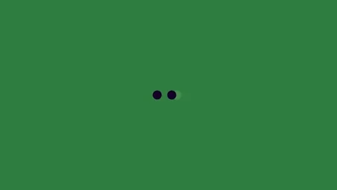 A green screen with black dot on it and animated chromakey background creative Видео 335130193