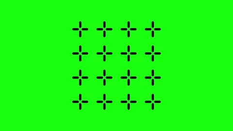 Green screen of black dots sign pattern graphic resource Stock Footage 289272628