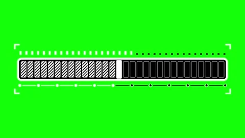 Green Screen Black Logo Clip Video stock 343929149
