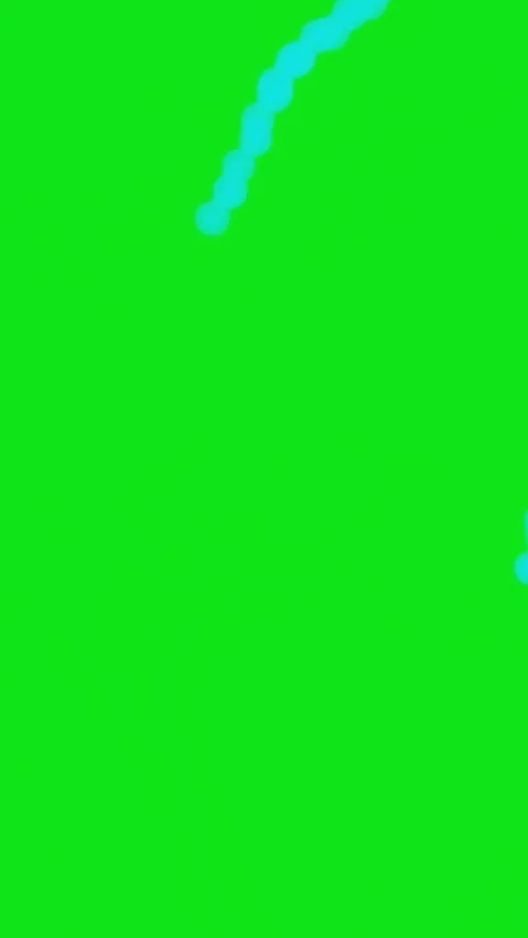 Green Screen Blue Bokeh Light Circles Abstract Background Loop Stock Footage 337094453