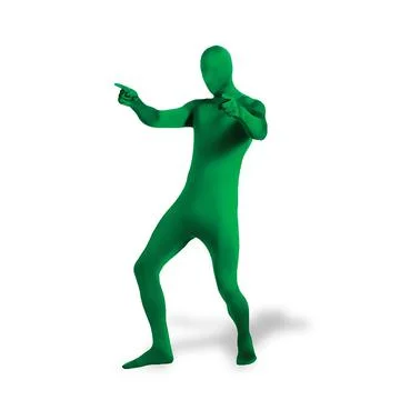 Green Screen Body Suit Stock Illustration
