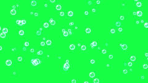Green screen bokeh particles float gently with black horizontal bars for co.. Stock Footage 345620161