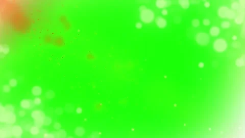 Green screen bokeh particles floating animation background loop Stock Footage 345215729