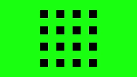Green screen of boxs pattern graphic resource Stock Footage 289355132