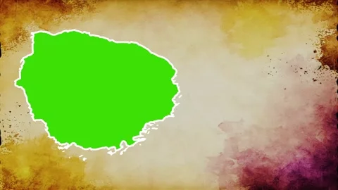 Green Screen Brush Stroke Frame with Wat... | Stock Video | Pond5