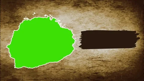 Green Screen Brush Stroke Frame with Wat... | Stock Video | Pond5