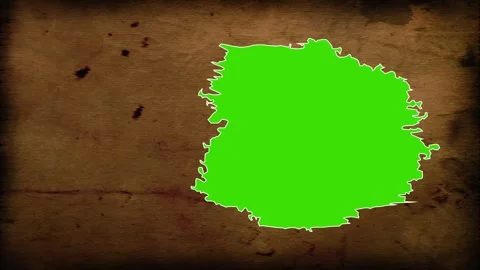 Green Screen Brush Stroke Frame with Wat... | Stock Video | Pond5