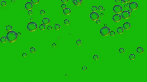 Green screen bubble Stock Footage 134006001