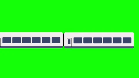 Green Screen Bullet Train Concept Stock Footage 335638053