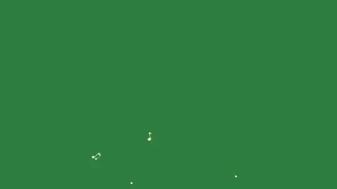 Green screen bunch of cons musical notes an image dots music emotion Stock-Footage 335979081