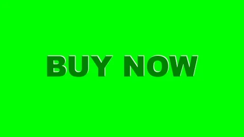 Green screen buy now button animation. Stock Footage 337095098