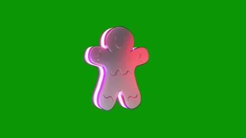 Green screen cartoon character light silver ginger object black pink red teddy Stock Footage 314066957