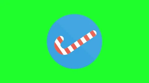 Green screen , christmas icon , candy Stock Footage 143425500