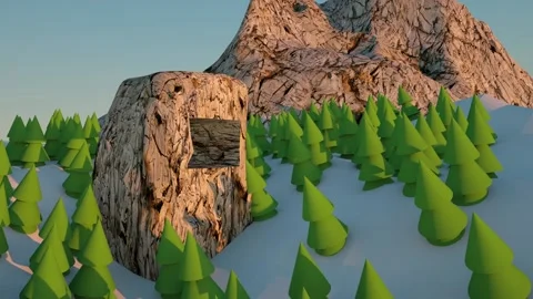 Green screen, Christmas tree winter Stock Footage 100260571